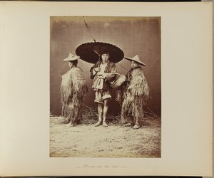 Chinamen with Rain Coats