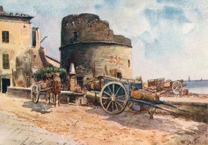 Bastion on the Shore, Ceriale by William Scott
