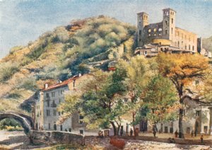 Dolceacqua, with the Castle of the Doria by William Scott