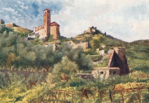 Old Walls, Ventimiglia, and Church of San Michele by William Scott