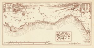 Sketch Map of the Riviera by William Scott