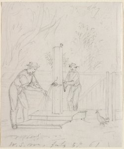 At the Pump by William Sidney Mount