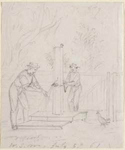 At the Pump, 1861 by William Sidney Mount