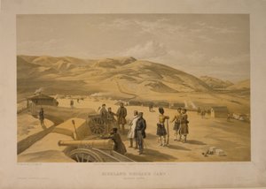 Highland Brigade camp by William Crimea Simpson