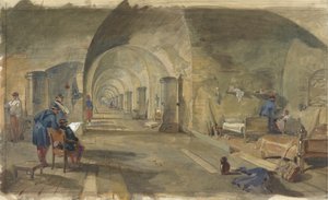 Interior of Fort Nicholas, Sebastopol, Crimea