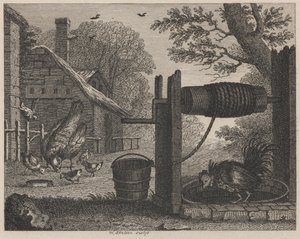 The Old Hen and the Cock by William Skelton