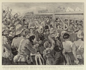 A Hearty Send-off by the Cape Town Highlanders