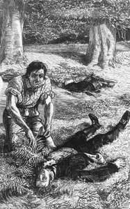 Illustration for Adam Bede, Novel by George Eliot (1819-1880), Engraving by William Small