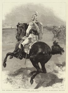 The German Emperor Inspecting the Troops at the Wimbledon Review by William Small