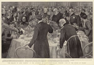The Health of Lord Roberts at the Luncheon at Buckingham Palace, Presided Over by the Prince of Wales by William Small