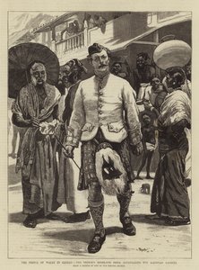 The Prince of Wales in Ceylon, the Prince