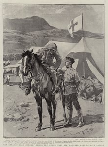 The Retreat from Dundee, Giving the Order that the Wounded Must Be Left Behind