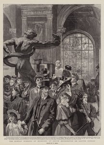 The Sunday Opening of Museums, at South Kensington on Easter Sunday by William Small
