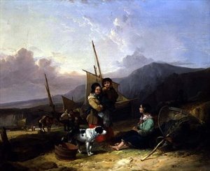 Fisherfolk on the Seashore