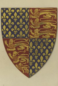 Arms of King Edward III, from his tomb in Westminster Abbey Church by William St John Hope