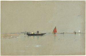 A Venetian Lagoon by William Stanley Haseltine