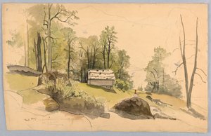 Study for Landscape, Hasliberg, Switzerland by William Stanley Haseltine