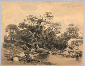 Study of Landscape by William Stanley Haseltine