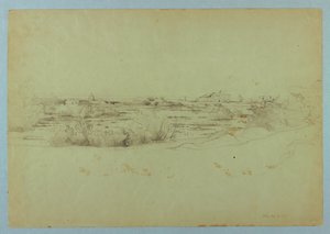 Study of Landscape, Ostia, Italy by William Stanley Haseltine