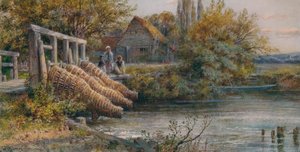 The Weir, c1875 by William Stephen Coleman