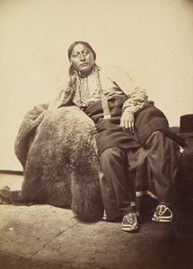 Ma-ni-mic, Cheyenne Chief, 1869-74 by William Stinson Soule