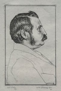 Henry Austin Dobson, No. 2, 1894 by William Strang