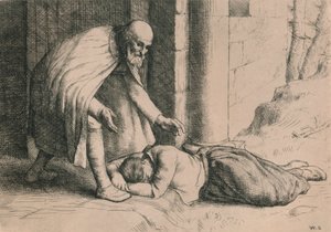 Mercy Swoons Before the Gate by William Strang