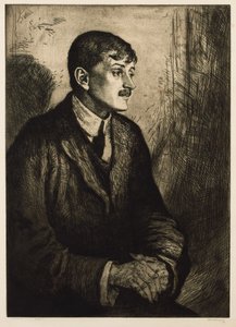 Portrait of the Poet John Masefield by William Strang