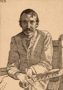 Robert Louis Stevenson (1850-1894), Scottish author by William Strang