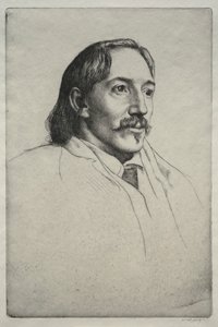 Robert Louis Balfour Stevenson by William Strang