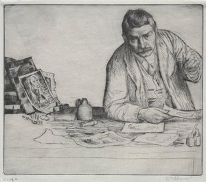 Self-Portrait - "The Etcher" by William Strang
