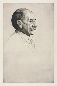 Thomas Hardy, Facing Right by William Strang