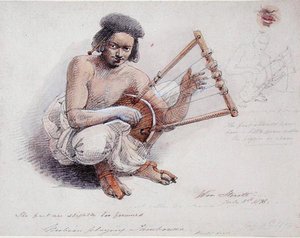 Nubian Playing Tambourine, 8th July 1878