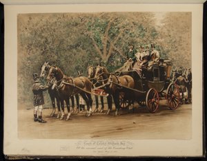 Coach of Colonel William Jay - At the Annual Meet of the Coaching Club - New York, May 27 by William Sullivant Vanderbilt Allen
