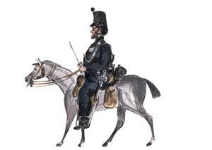 Dr S of the Rifle Brigade, on the Line of March