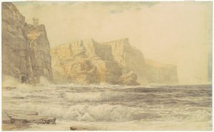 Baldart Castle, Kilkee, County Clare, Ireland by William Trost Richards