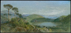 Lake Avernus by William Trost Richards
