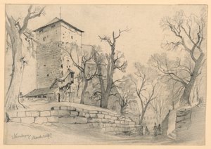 Nuremberg Castle, Germany by William Trost Richards