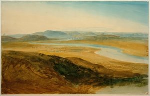 Campagna Romana: Tiber from Castel Giubelio by Joseph Mallord William Turner