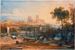 Lincoln Cathedral from the Holmes, Brayford