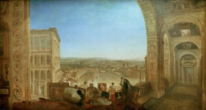 Rome, from the Vatican. Raphael accompanied by La Fornari