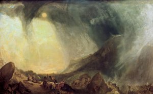 Snow Storm: Hannibal and his Army Crossing the Alps by Joseph Mallord William Turner