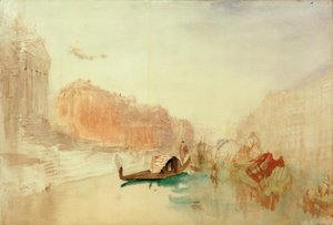 The Steps of Santa Maria della Salute, Looking up the Grand Canal by Joseph Mallord William Turner