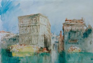 Venice: The Casa Grimani and Rio San Luca on the Grand Canal by Joseph Mallord William Turner