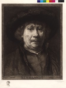 Self-portrait of Rembrandt by William Unger
