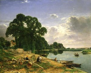 On the Thames by William W. Gosling