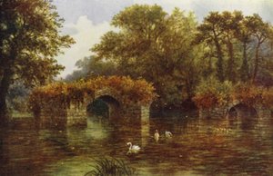 River Avon, Warwick Castle by William W. Quatremain