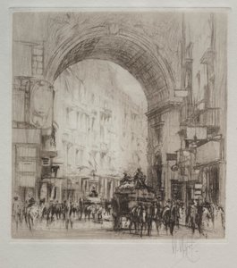 Arco San Carlo, Naples by William Walcot
