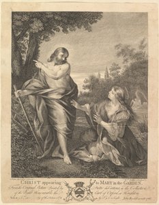 Christ Appearing to Mary in the Garden, before 1766 by William Walker