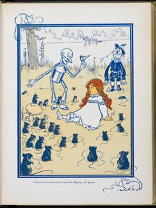Permit me to introduce to you her majesty, the Queen by William Wallace Denslow